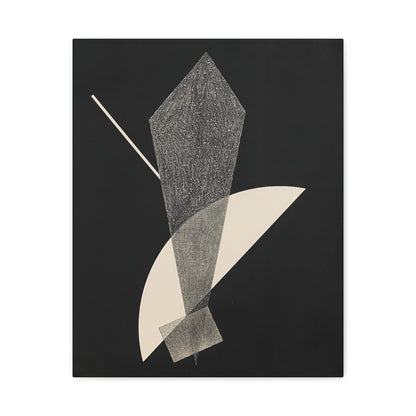 Konstruktion V (1923) by László Moholy-Nagy  / Reproduction Fine Art sur Toile /  Epaisseur 3.2 cm - 1.25 inch