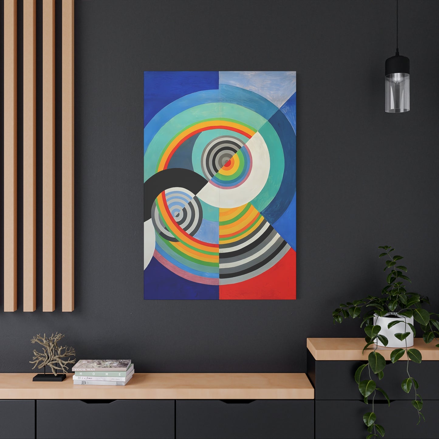 Rythme numéro 3 (1938) by Robert Delaunay / Reproduction Fine Art sur Toile / Epaisseur 3,2cm - 1'25 po