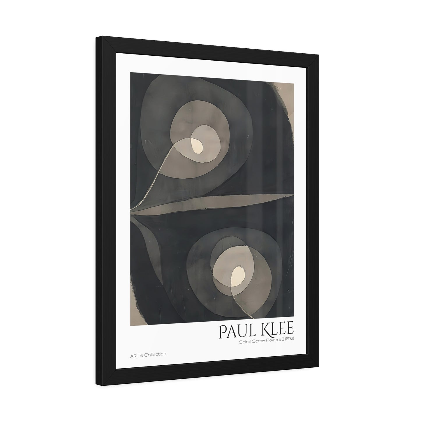 Spiral Screw Flowers I (1932)  by Paul Klee / Affiche Encadrée série ART's Collection
