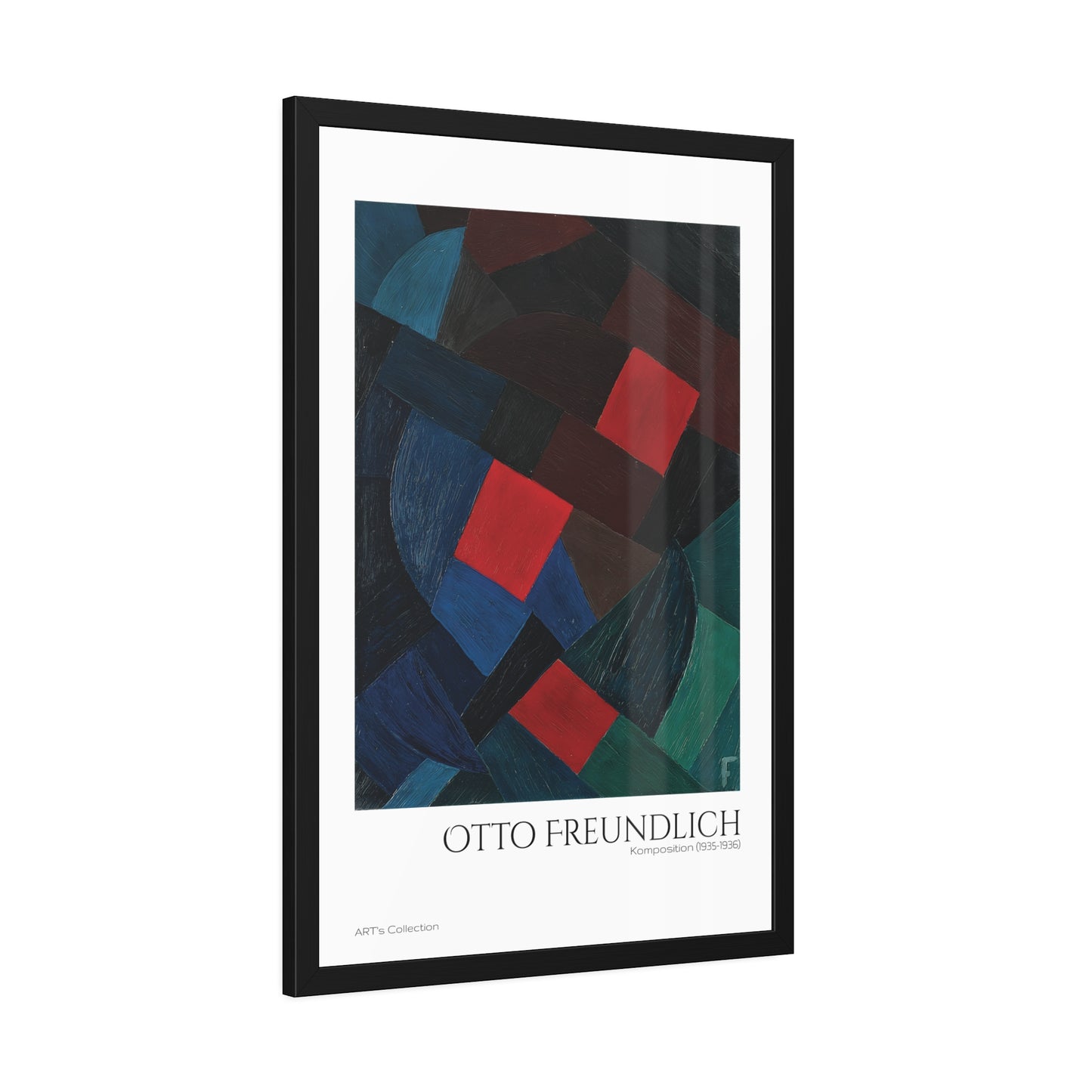 Komposition (1935-1936) by Otto Freundlich  / Affiche Encadrée série ART's Collection