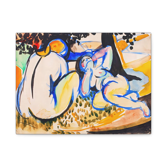 Nudes (1915-1918) by Henry Lyman Saÿen  / Reproduction Fine Art sur Toile / Flanc Large Epaisseur 3.2 cm - 1.25 inch