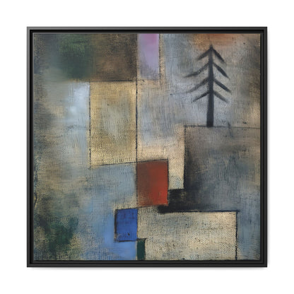 Small Picture of Fir Trees (1922) by Paul Klee / Toile encadrée sur caisse américaine