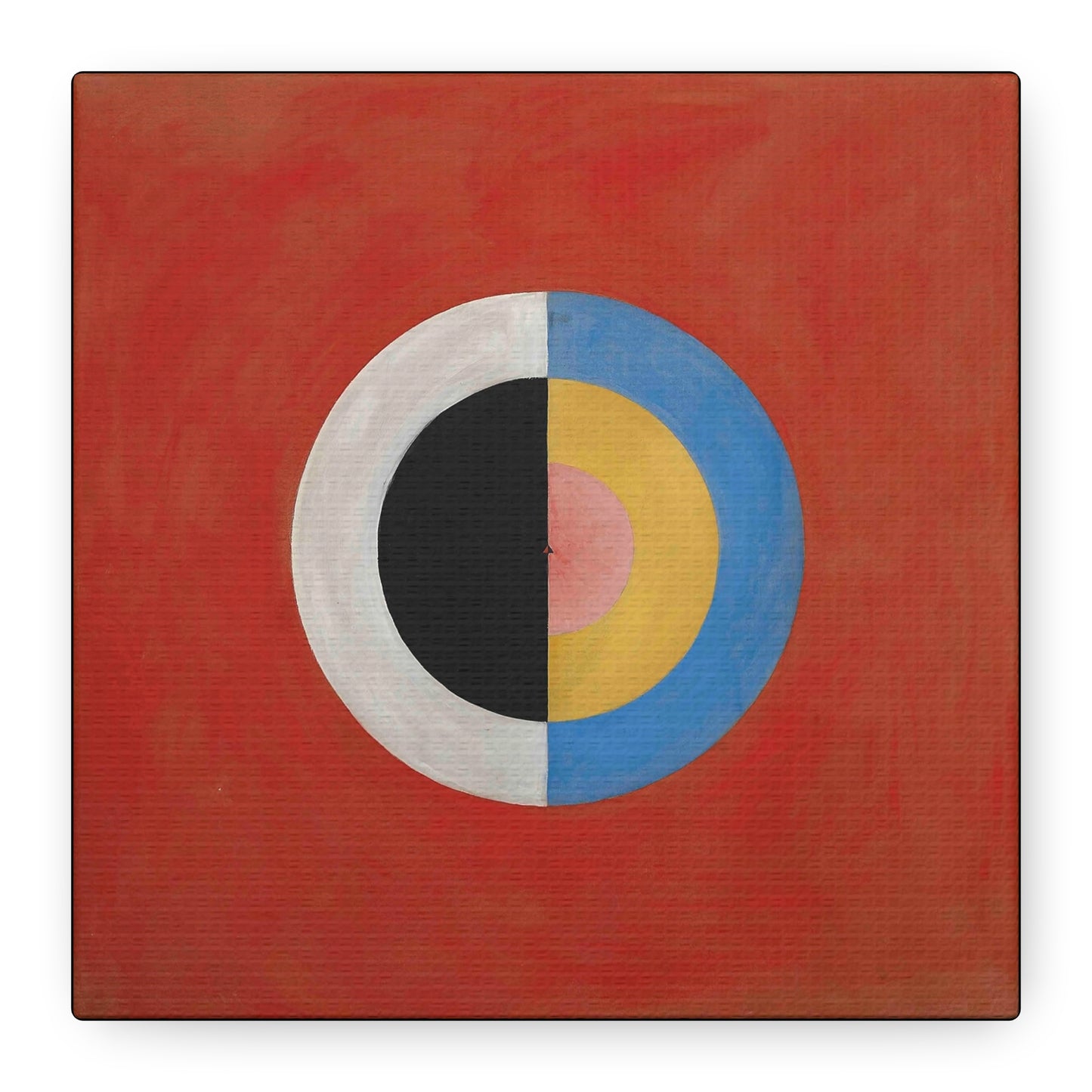 Group IX,SUW, No. 17. The Swan, No. 17 (1914-1915) by  Hilma af Klint / Reproduction Fine Art sur Toile / Large Epaisseur 3.2 cm - 1.25 inch