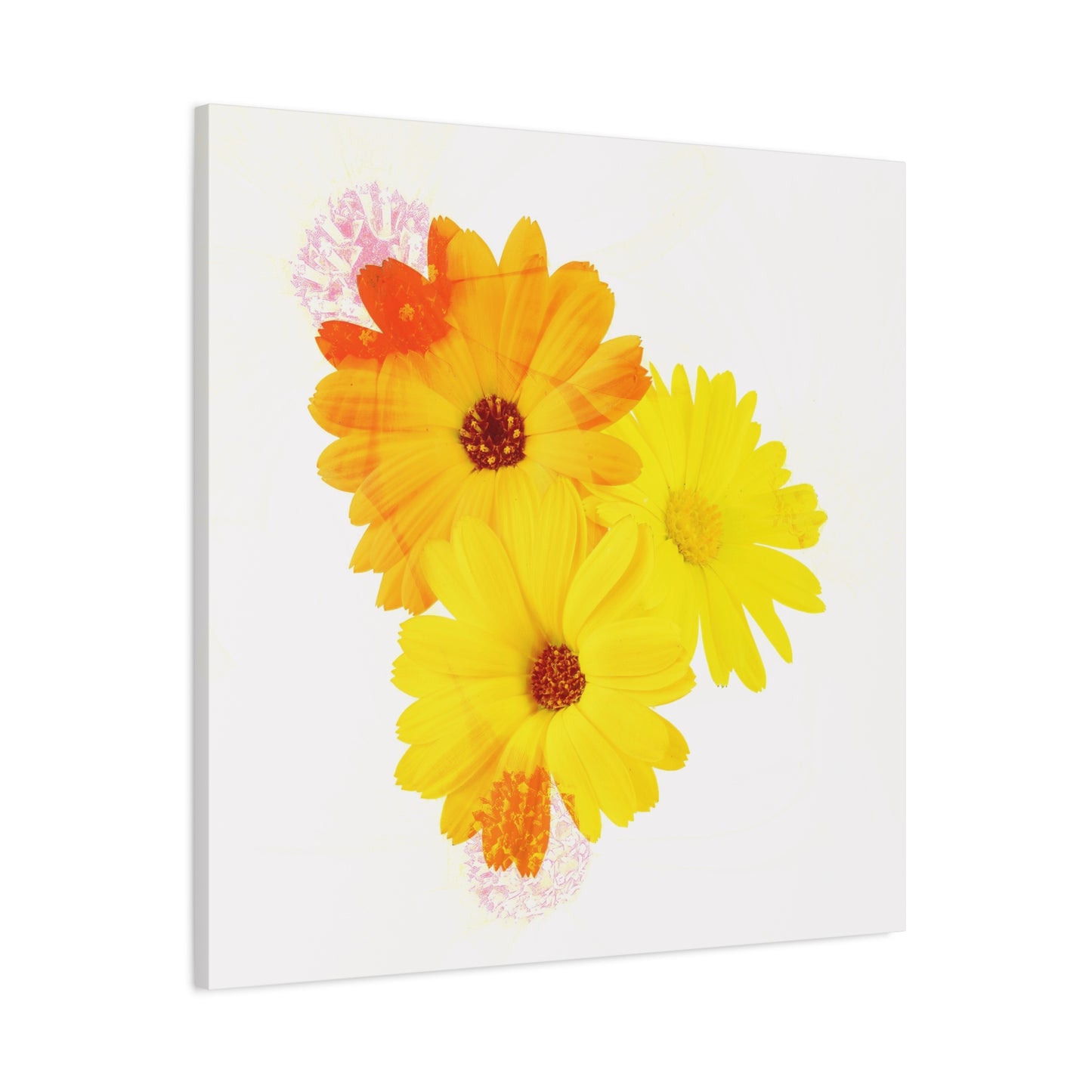 Collection Signature "FLORAL Numéro 16" sur Toile Fine Art sur Toile / Epaisseur 3,2cm - 1'25 po
