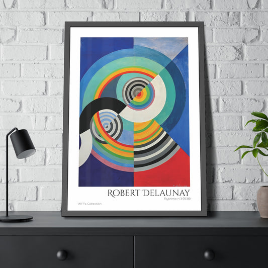 Rythme N.3 (1938) by Robert Delaunay / Affiche Encadrée série ART's Collection
