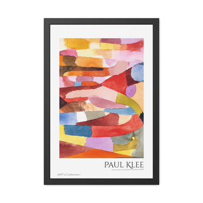 Movement of Vaulted Chambers (1915) by Paul Klee / Affiche Encadrée série ART's Collection