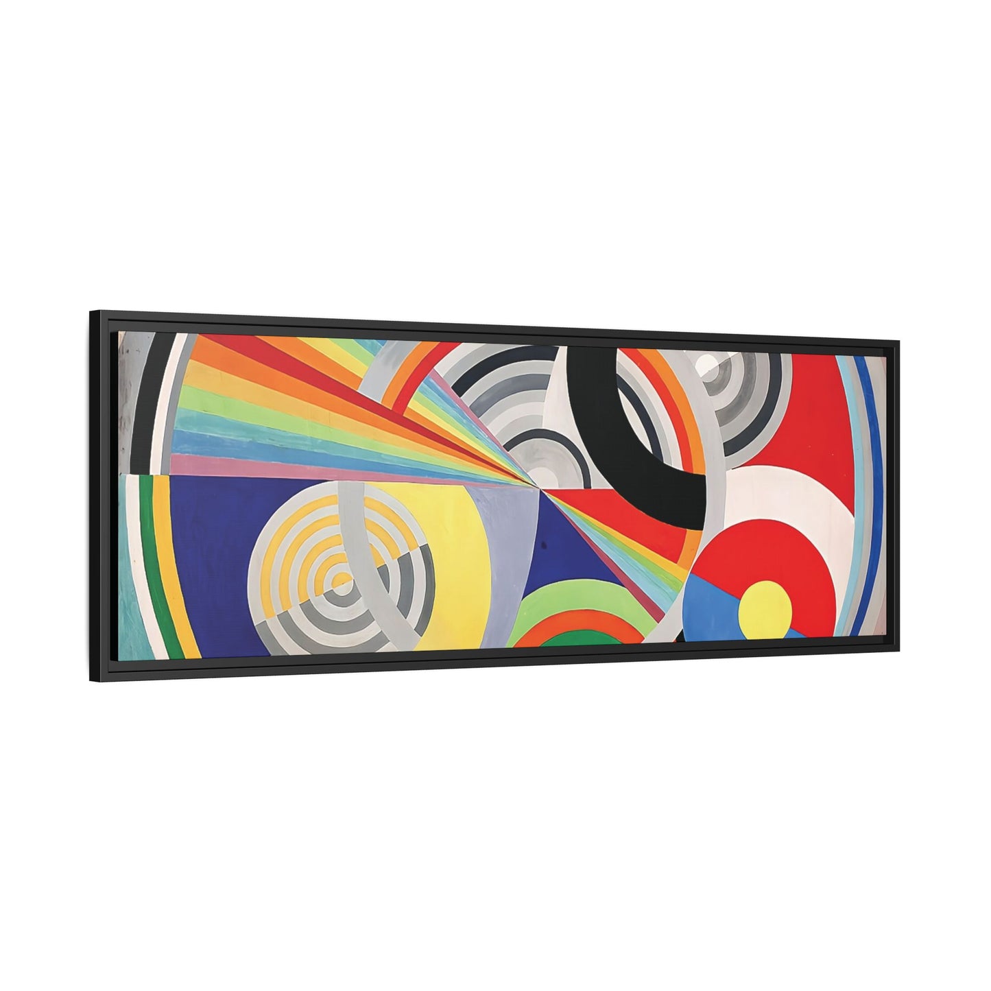 Rythme Numéro 1 (1938) by Robert Delaunay  / Toile encadrée sur caisse américaine