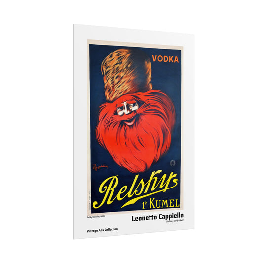 Relsky'S Vodka (1925) by Leonetto Cappiello / Affiche imprimée - Série Vintage Ads Collection