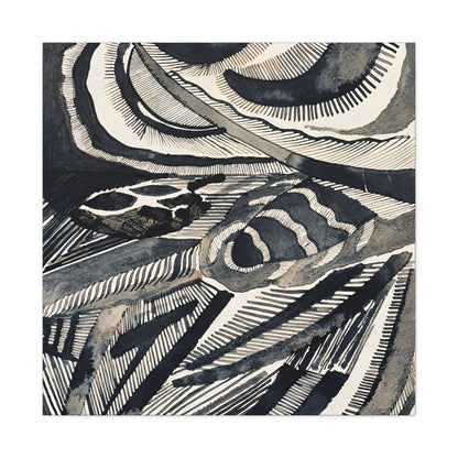 Landschaft (1918)  by Otto Freundlich  / Reproduction Fine Art sur Toile / Epaisseur 3.2 cm - 1.25 inch