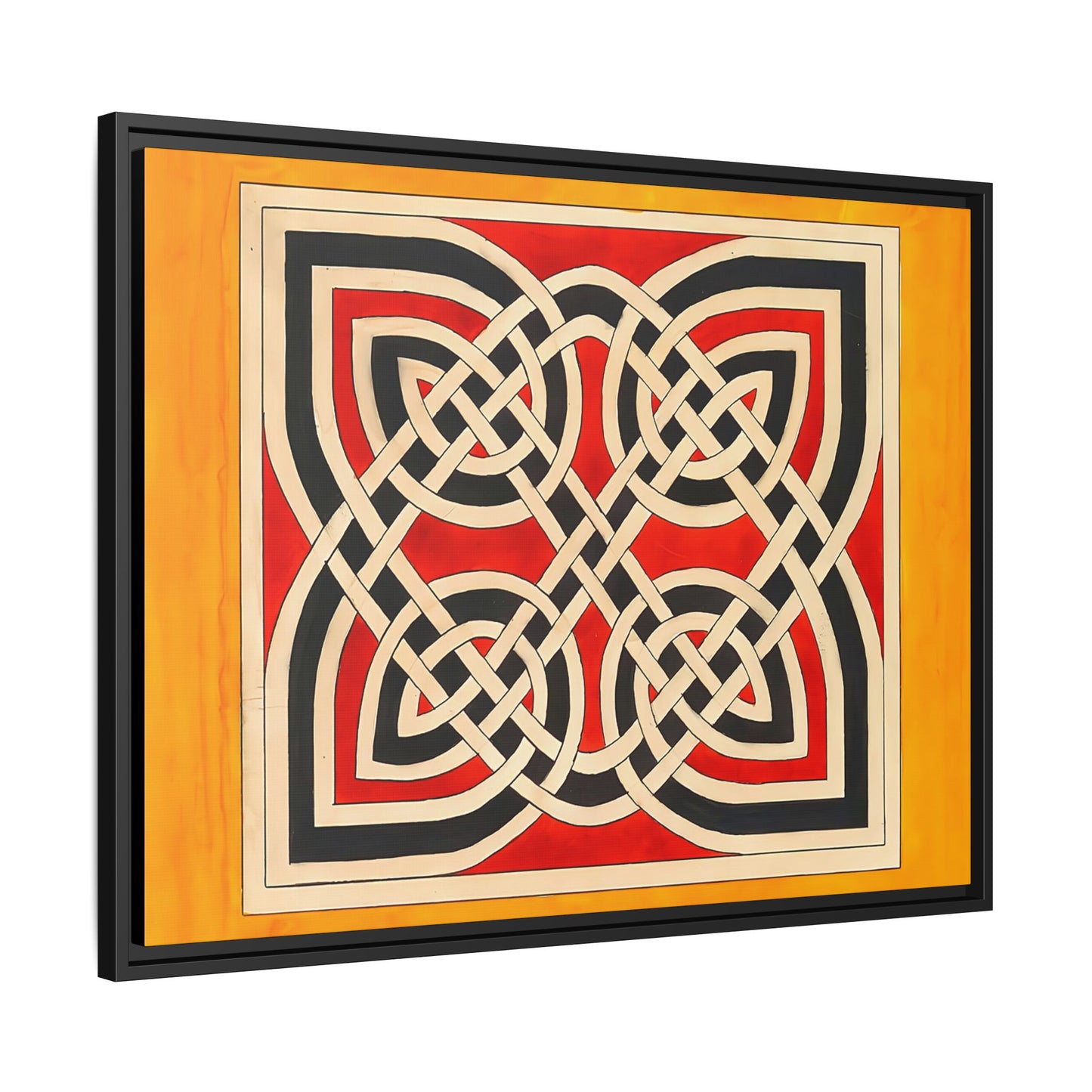 Celtic Ornament (ca 1900) by Elizabeth A. Nedwill / Toile encadrée sur caisse américaine