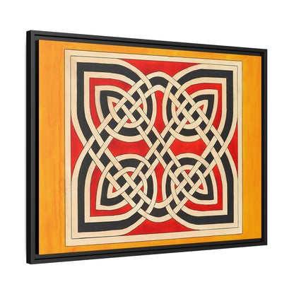 Celtic Ornament (ca 1900) by Elizabeth A. Nedwill / Toile encadrée sur caisse américaine