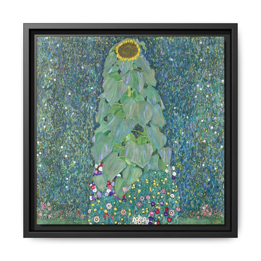 Sunflowers (1883) by Gustav Klimt / Toile encadrée sur caisse américaine