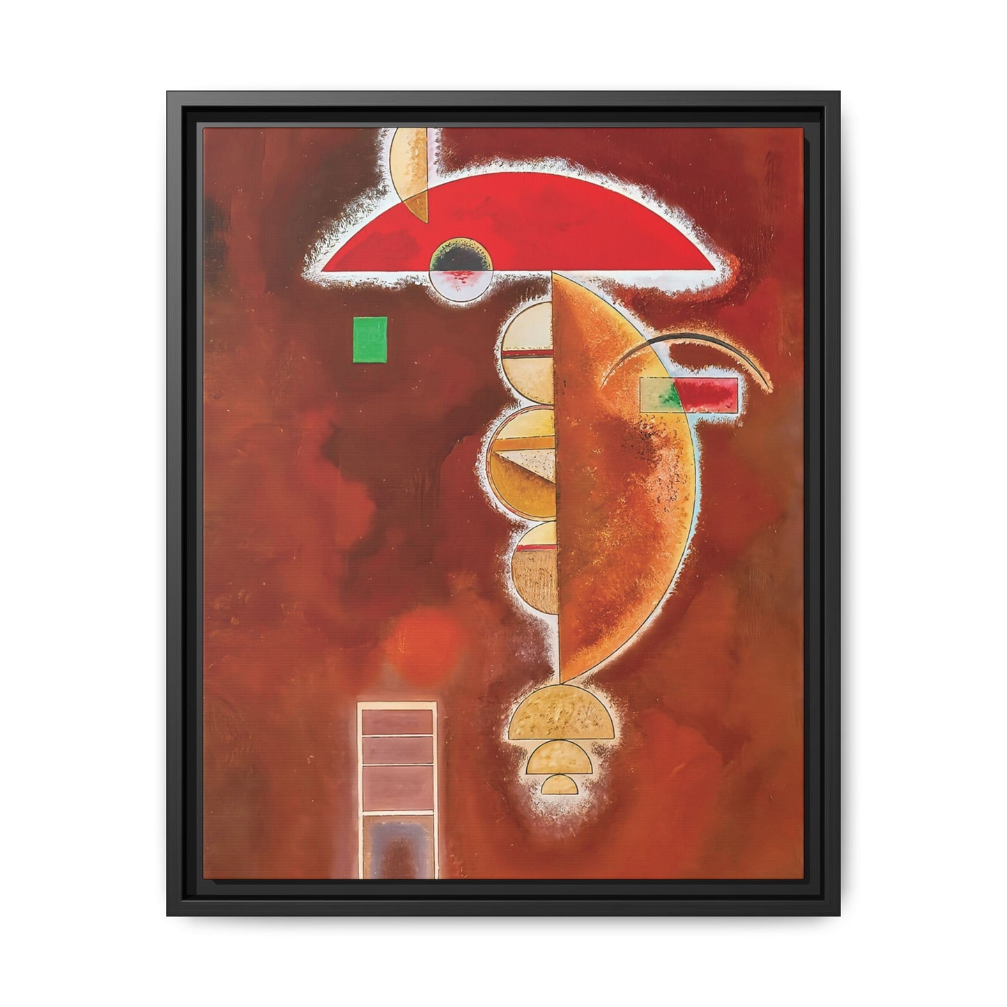 Wassily Kandinsky / Gedrückt (1929) / Toile encadrée sur caisse américaine