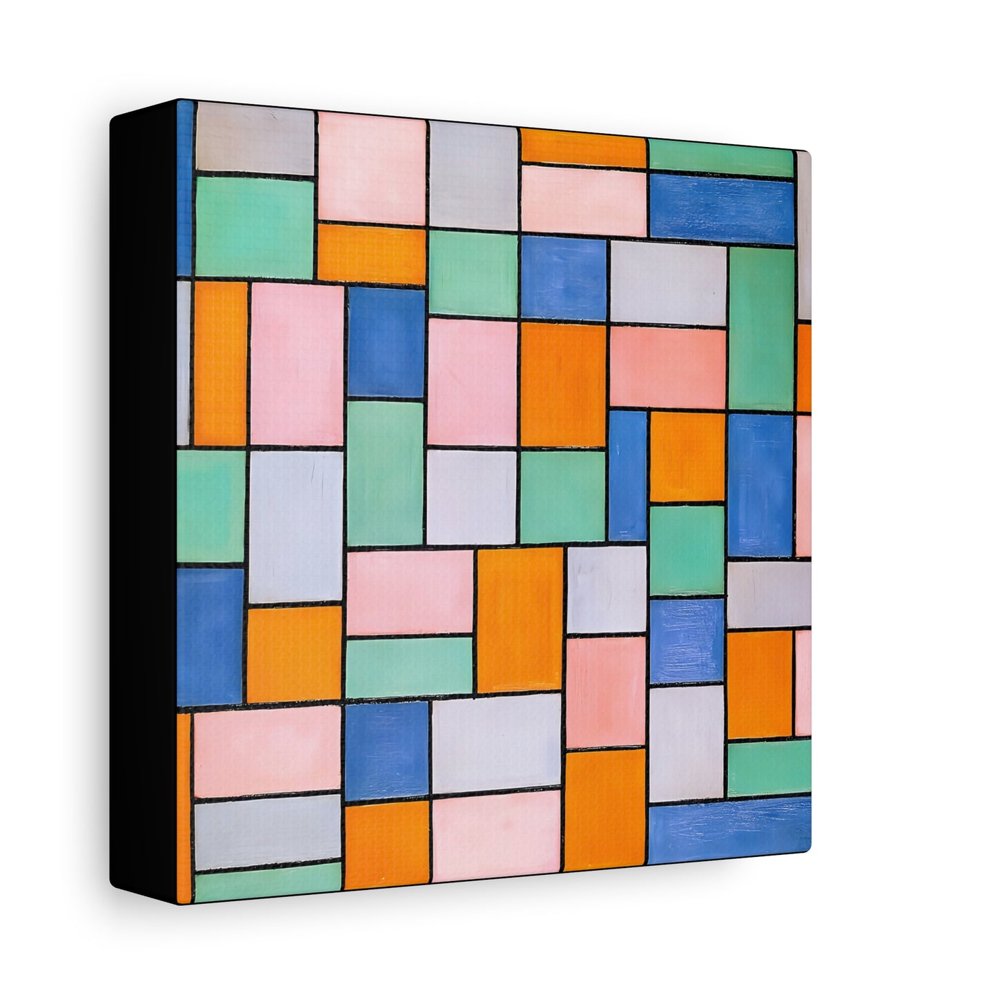 Composition in dissonances (1919) by Theo van Doesburg  / Reproduction Fine Art sur Toile / Epaisseur 3.2 cm - 1.25 inch
