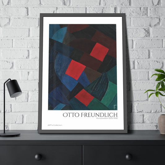 Komposition (1935-1936) by Otto Freundlich  / Affiche Encadrée série ART's Collection