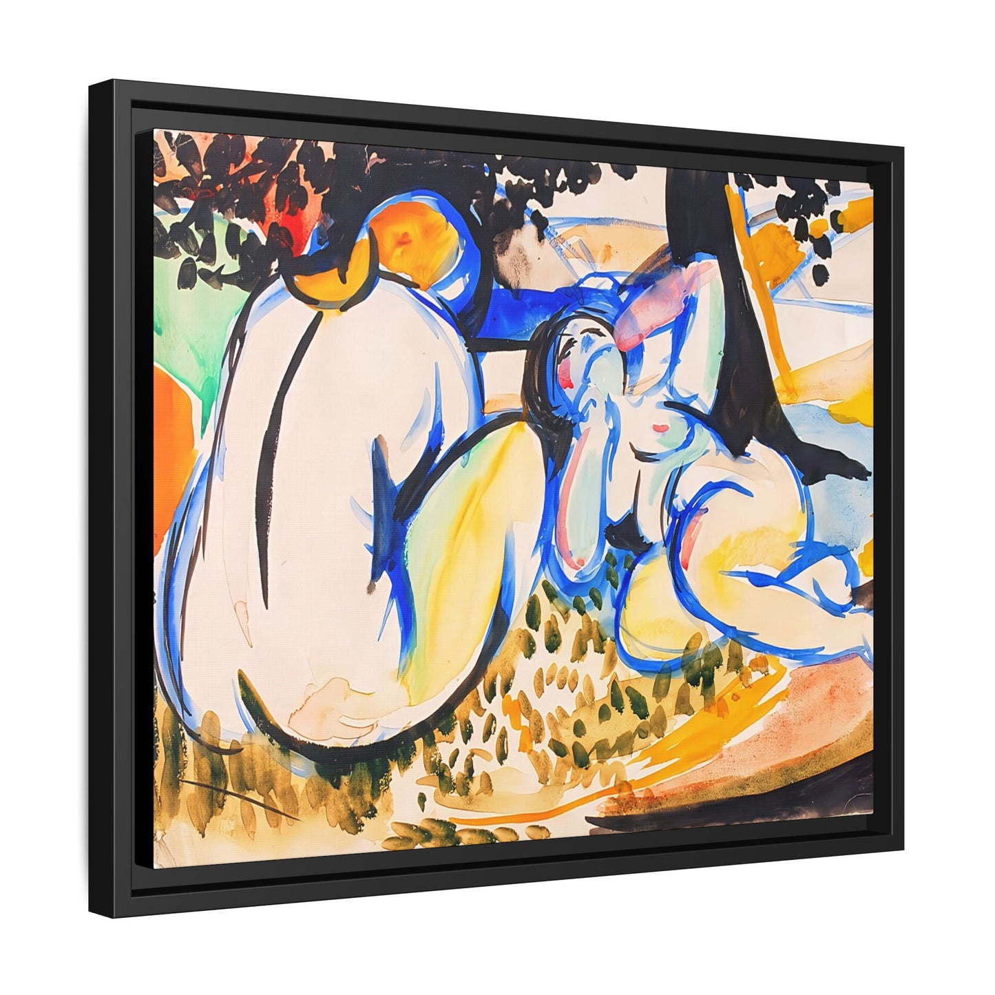 Nudes (1915-1918) by Henry Lyman Saÿen / Toile encadrée sur caisse américaine