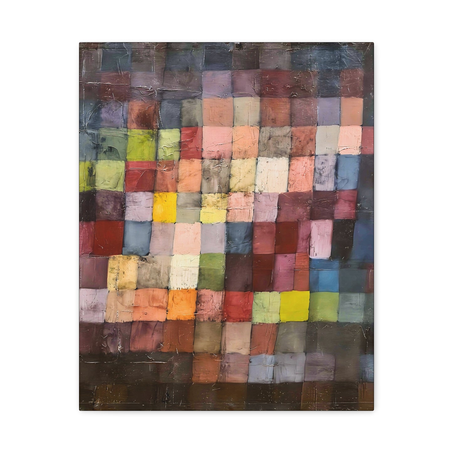 Ancient Sound (1925) by Paul Klee / Reproduction Fine Art sur Toile / Large Epaisseur 3.2 cm - 1.25 inch