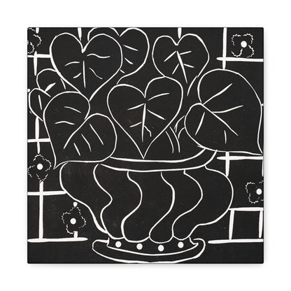 Corbeille de bégonias I (1938) by  Henri Matisse / Reproduction Fine Art sur Toile / Large Epaisseur 3.2 cm - 1.25 inch