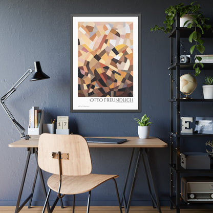 Komposition (ca 1939-1942) by Otto Freundlich  / Affiche Encadrée série ART's Collection