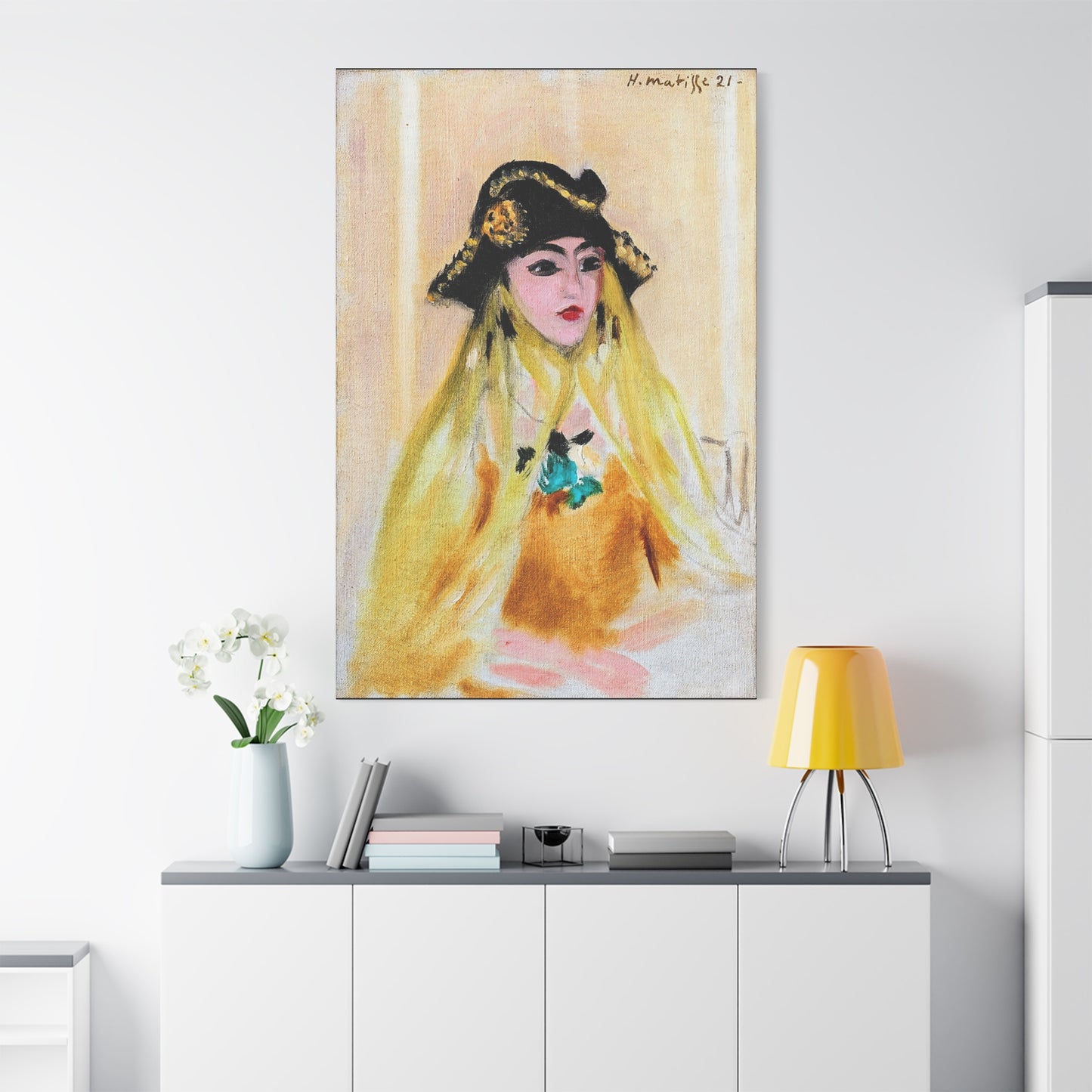 Ancilla (1921) by Henri Matisse / Reproduction Fine Art sur Toile /  Epaisseur 3.2 cm - 1.25 inch