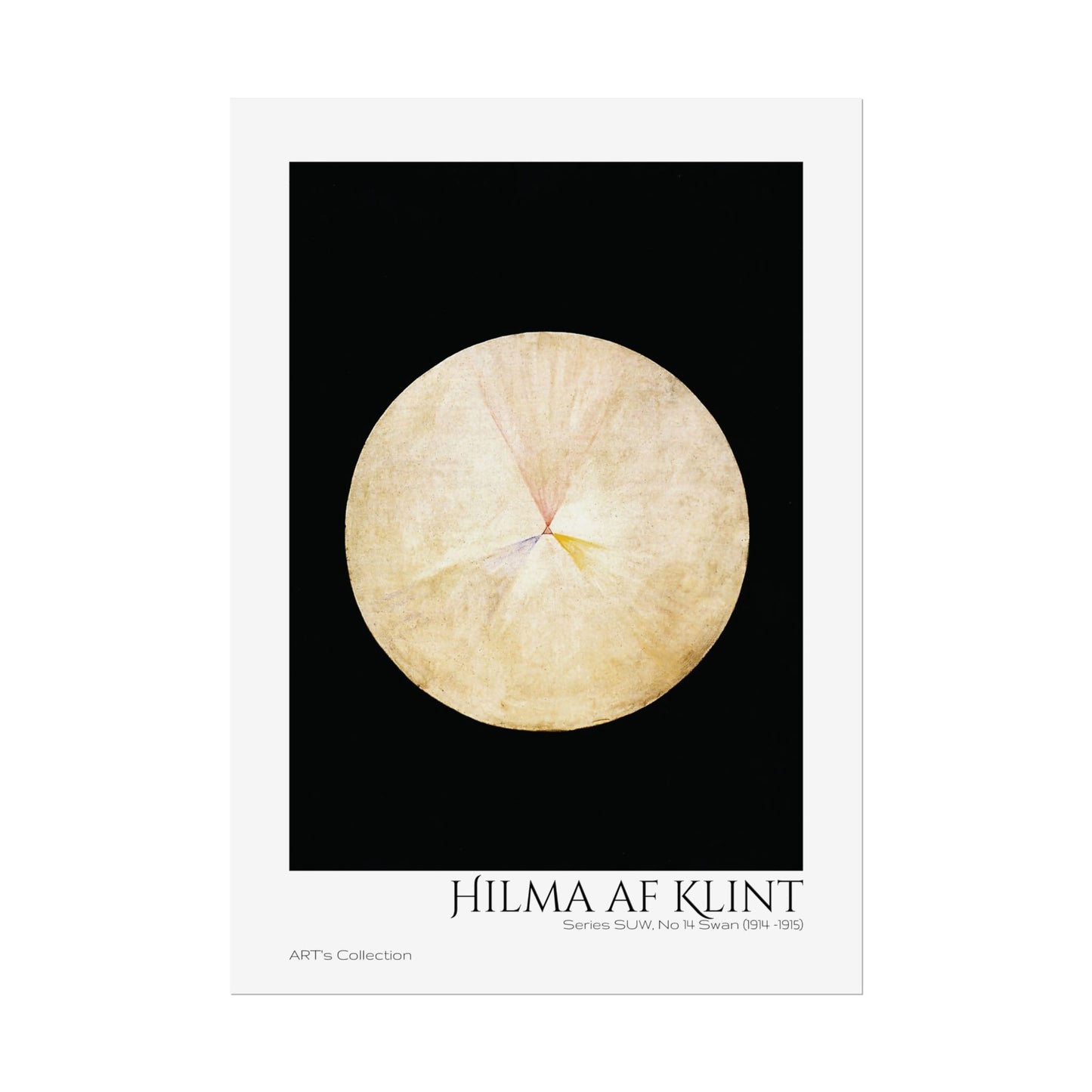 Series SUW, No 14 Swan (1914 -1915) by Hilma af Klint  / Affiche imprimée - Série ART's Collection