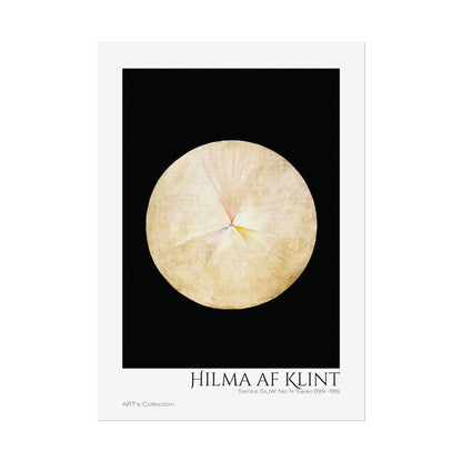 Series SUW, No 14 Swan (1914 -1915) by Hilma af Klint  / Affiche imprimée - Série ART's Collection