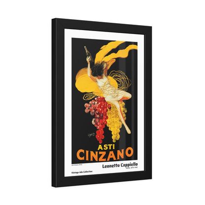 Asti Cinzano (1910) by Leonetto Cappiello / Affiche Encadrée Série Vintage Ads Collection