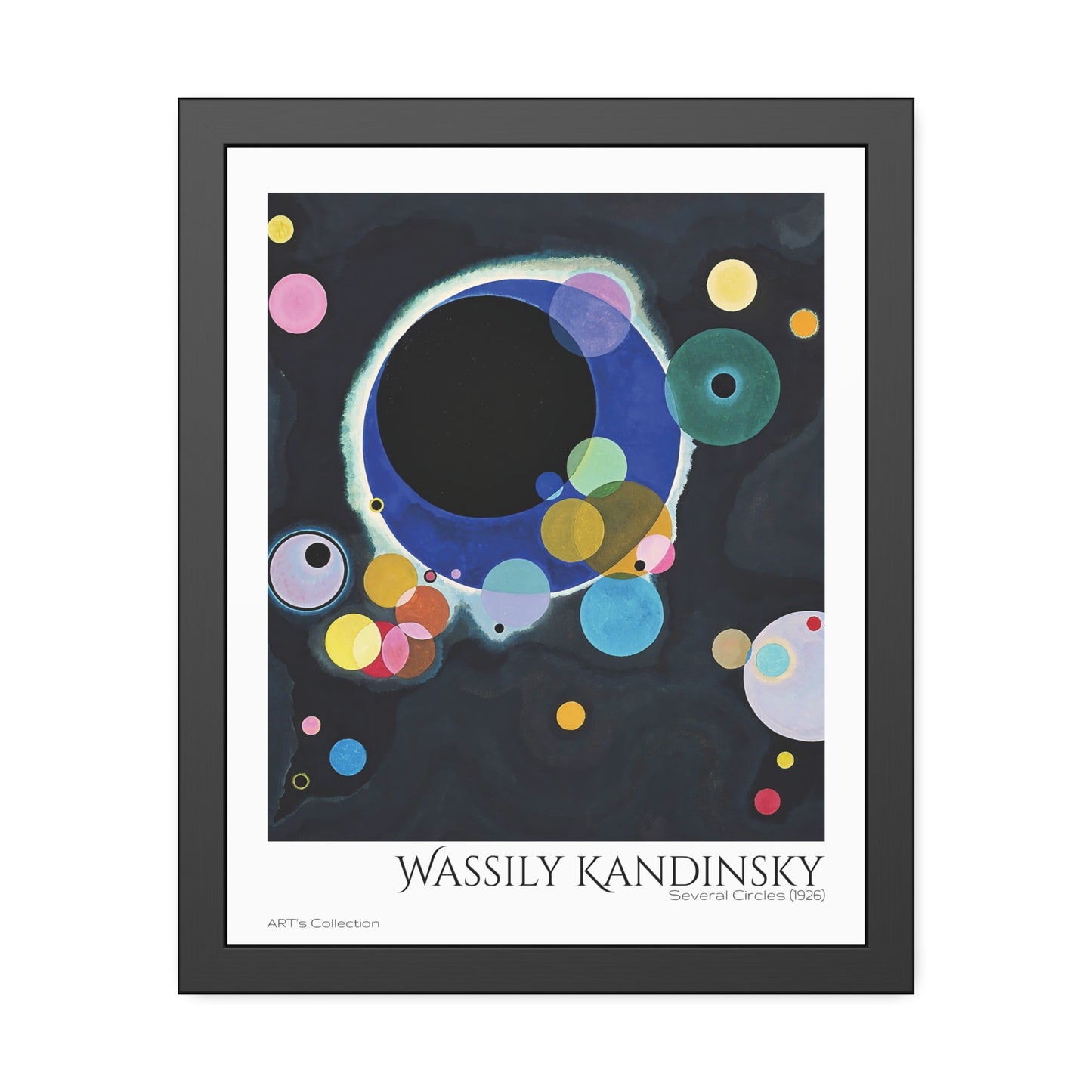 Several Circles (1926) by Wassily Kandinsky / Affiche Encadrée série ART's Collection