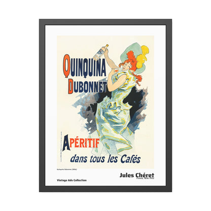 Quinquina Dubonnet (1896) by Jules Chéret / Affiche Encadrée Série Vintage Ads Collection
