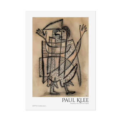 Maske mit Sense (1927)  by Paul Klee / Affiche imprimée - Série ART's Collection