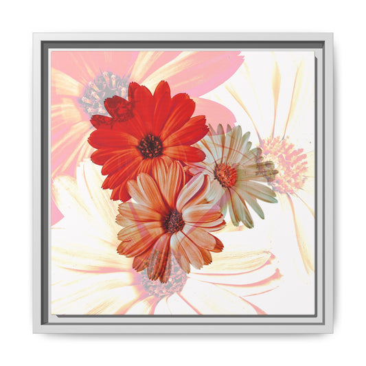 Collection Signature "FLORAL Numéro 18" sur Toile encadrée avec caisse américaine