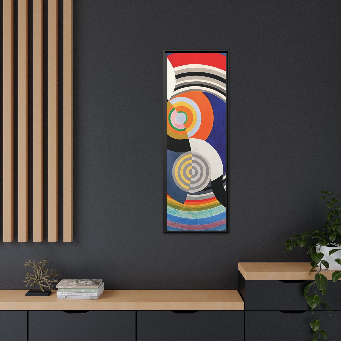 Rythme Numéro 2 (1938) by Robert Delaunay  / Toile encadrée sur caisse américaine