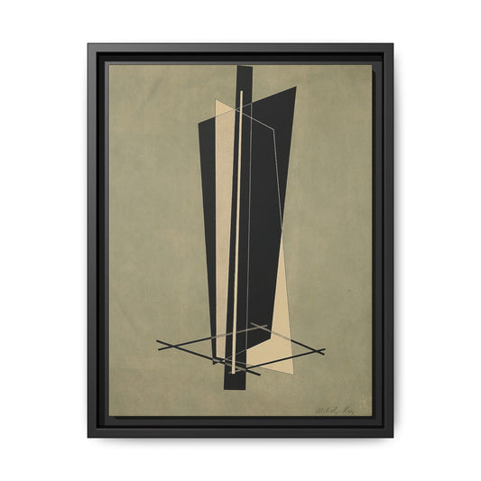 Kestnermappe - Komposition - One Plate P. 123 (1922-23)  by László Moholy-Nagy  / Toile encadrée sur caisse américaine
