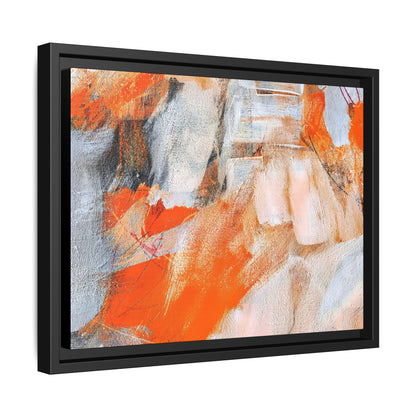 Tableau Intemporel Mandarine "Série Sign Collections" / Toile encadrée sur caisse américaine