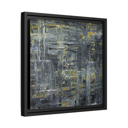 Tableau Intemporel Anthracite Impérial "Série Sign Collections" / Toile encadrée sur caisse américaine