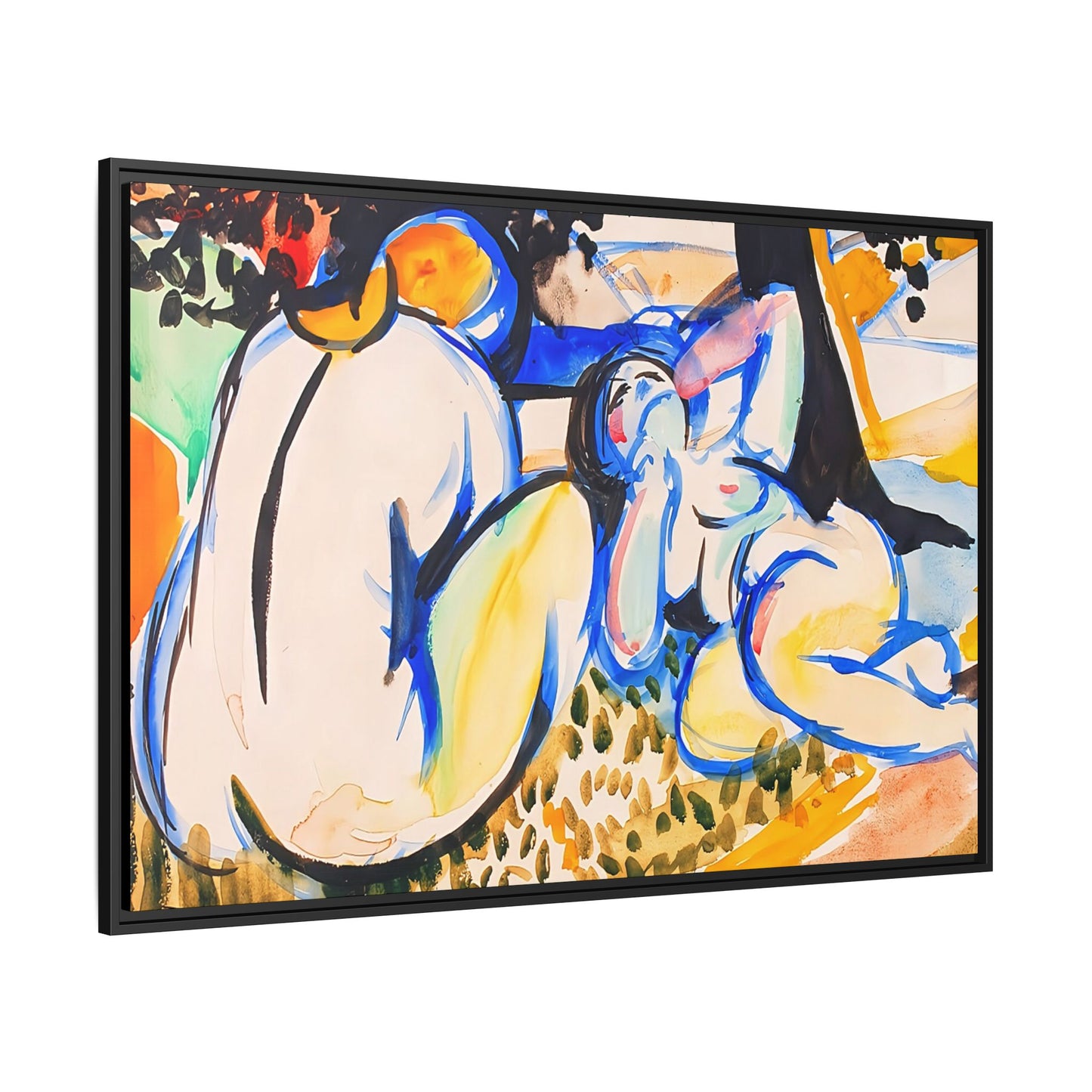 Nudes (1915-1918) by Henry Lyman Saÿen / Toile encadrée sur caisse américaine
