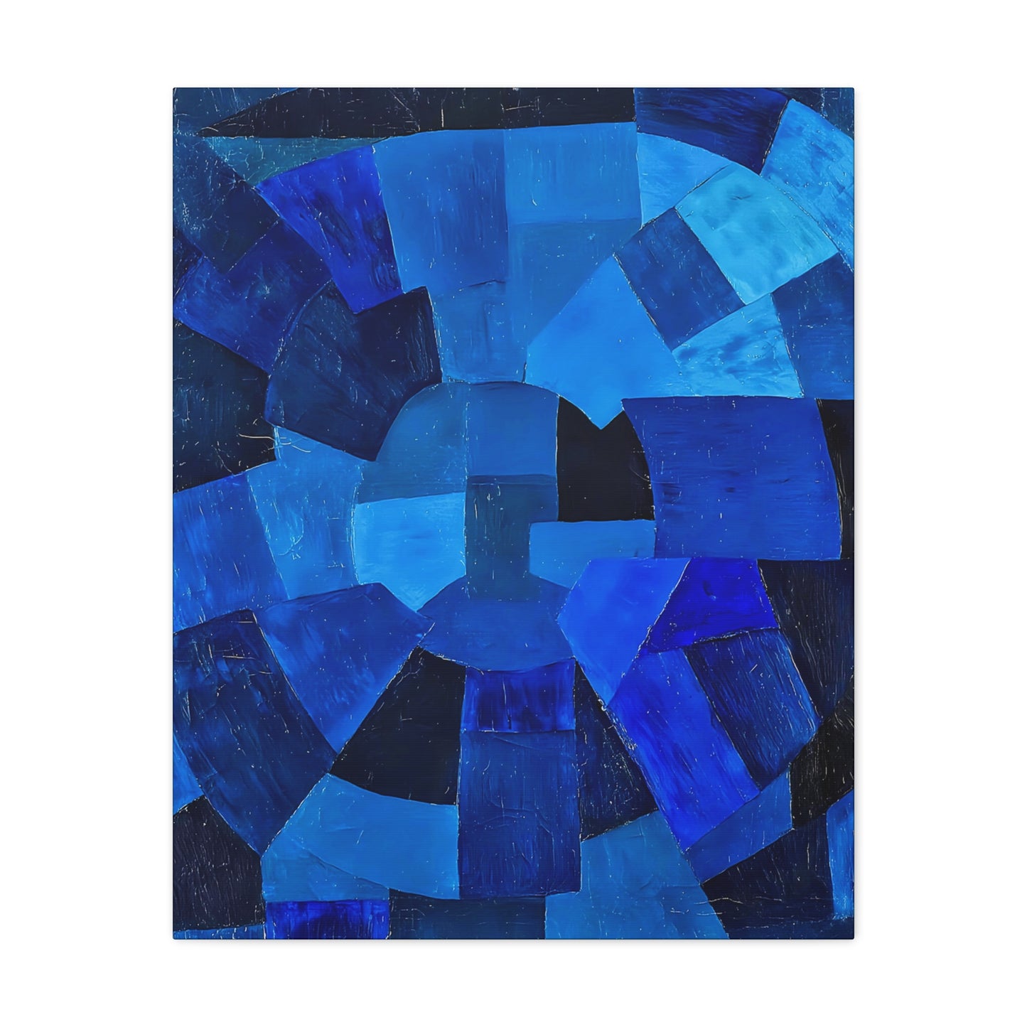 Komposition in Blau (1931) by Otto Freundlich  / Reproduction Fine Art sur Toile / Epaisseur 3,2cm - 1'25 po