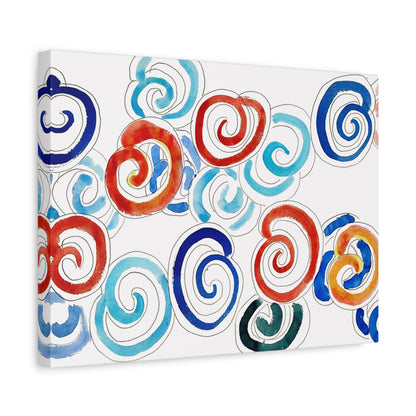 Escargots (1953) by Henri Matisse / Reproduction Fine Art sur Toile / Flanc Large Epaisseur 3.2 cm - 1.25 inch