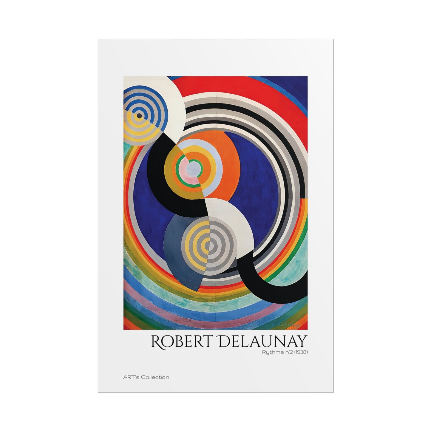 Rythme Numéro 2 (1938) by Robert Delaunay / Affiche imprimée - Série ART's Collection