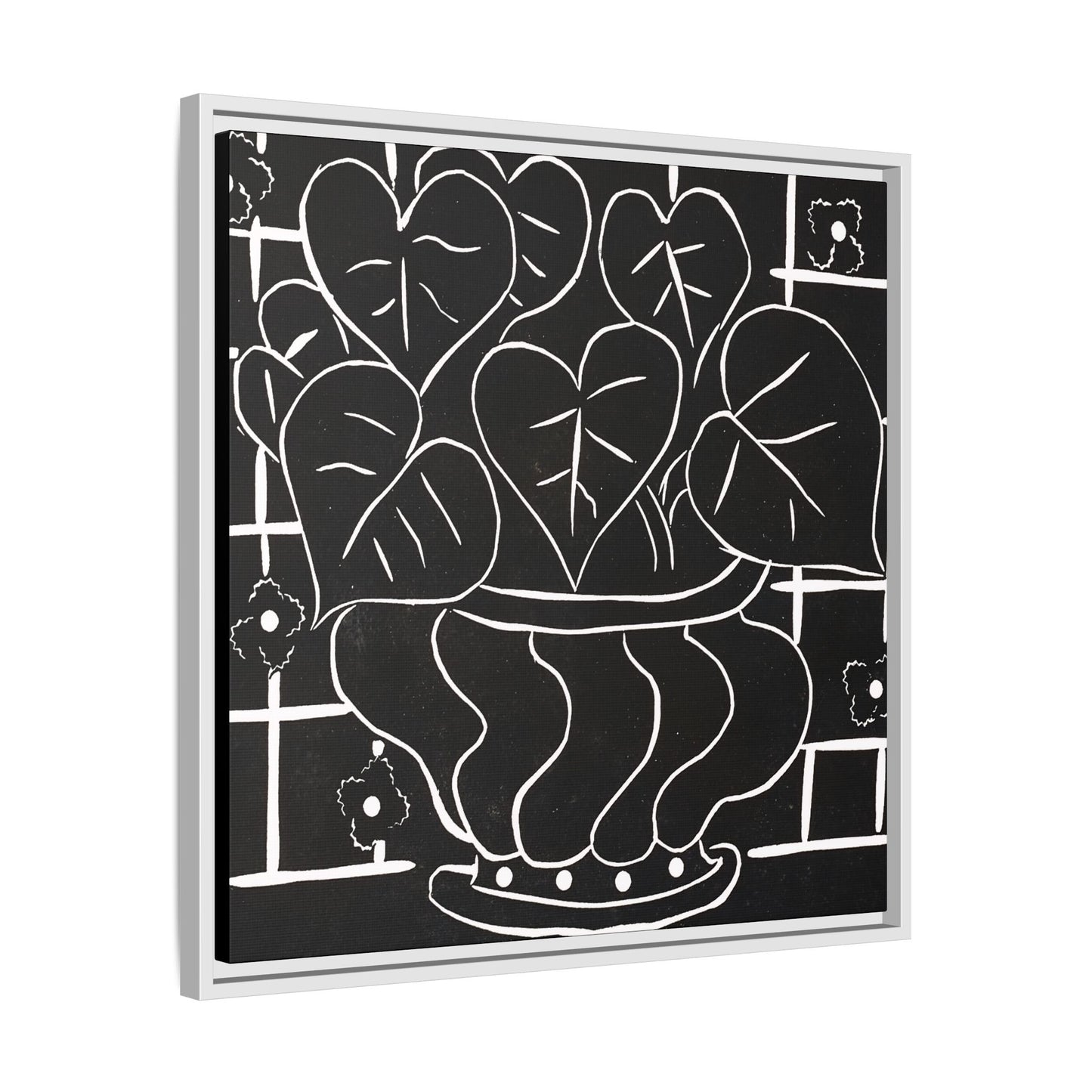 Corbeille de bégonias I (1938) by Henri Matisse / Toile encadrée sur caisse américaine
