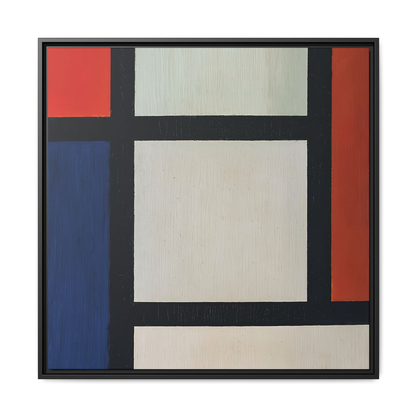 Contra-Composition (1927-28) by Theo van Doesburg  / Toile encadrée sur caisse américaine