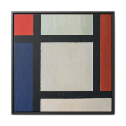 Contra-Composition (1927-28) by Theo van Doesburg  / Toile encadrée sur caisse américaine