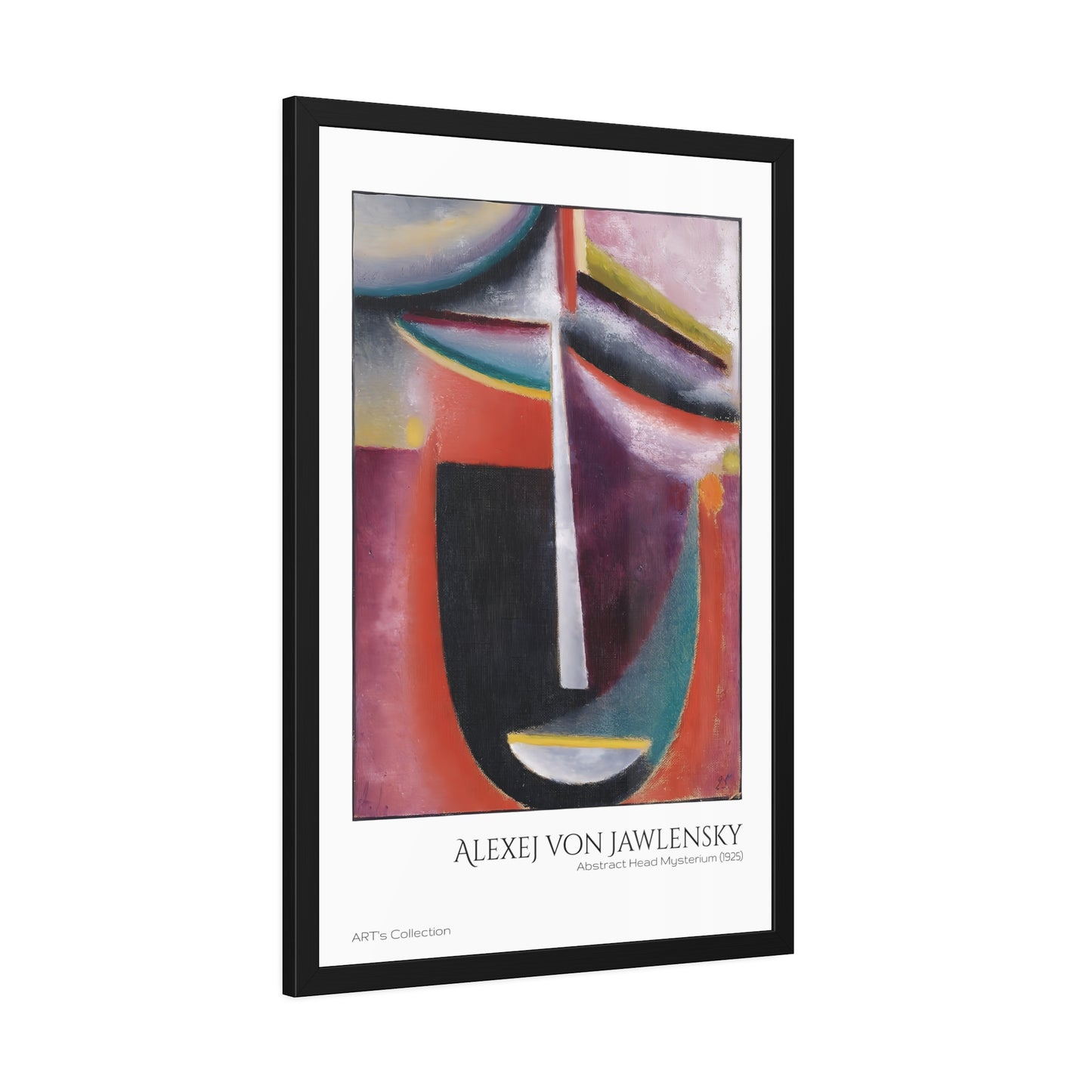 Abstract Head Mysterium (1925) by Alexej von Jawlensky  / Affiche Encadrée série ART's Collection