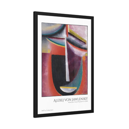 Abstract Head Mysterium (1925) by Alexej von Jawlensky  / Affiche Encadrée série ART's Collection