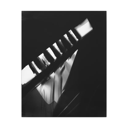 Fotogramm (between 1925 and 1928) by László Moholy-Nagy  / Reproduction Fine Art sur Toile /  Epaisseur 3.2 cm - 1.25 inch