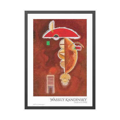 Gedrückt (1929) by Wassily Kandinsky / Affiche Encadrée série ART's Collection