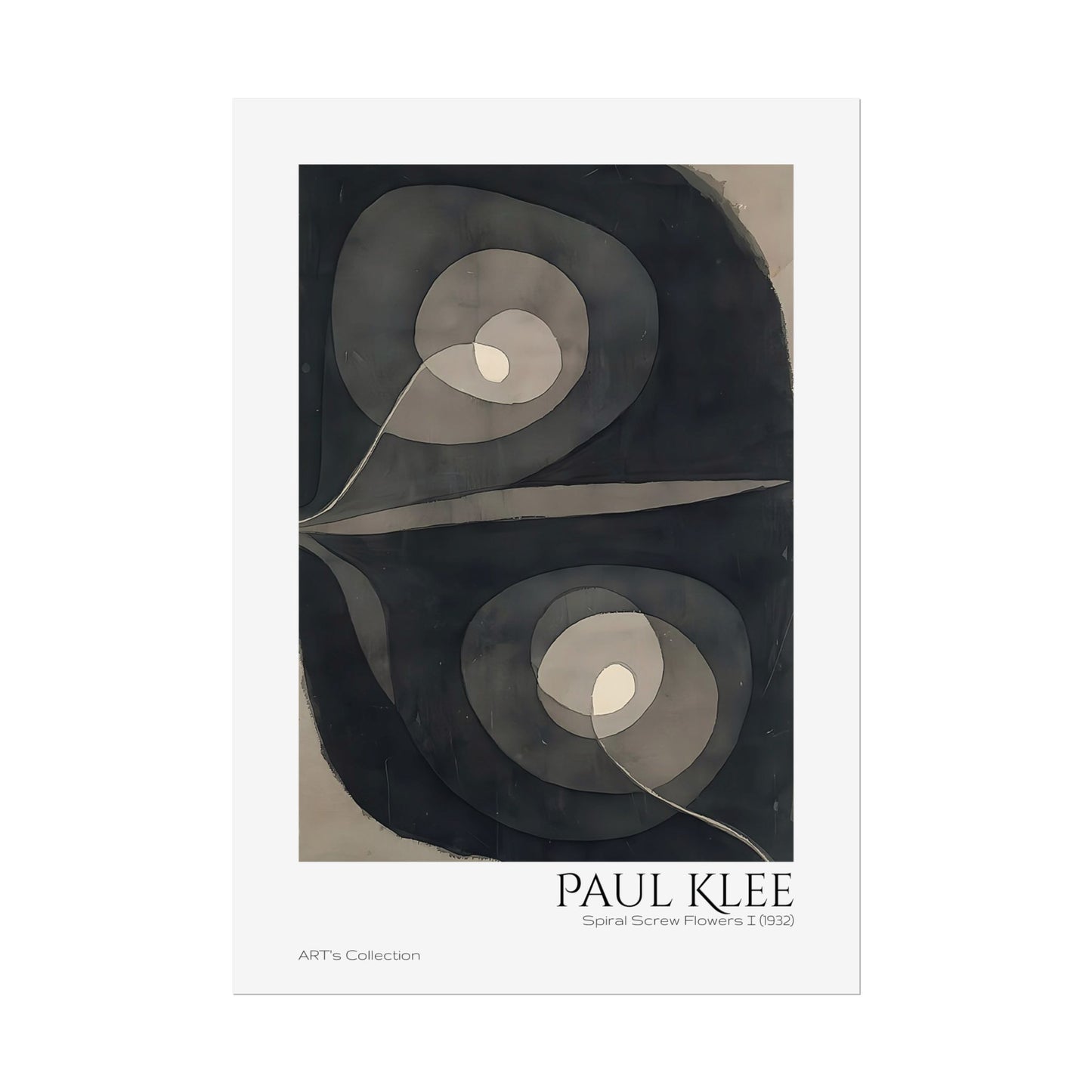 Spiral Screw Flowers I (1932)  by Paul Klee / Affiche imprimée - Série ART's Collection