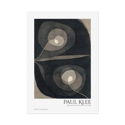 Spiral Screw Flowers I (1932)  by Paul Klee / Affiche imprimée - Série ART's Collection