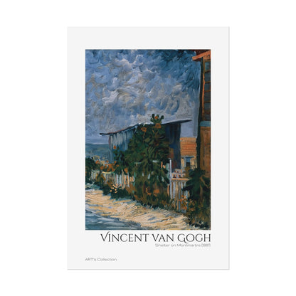 Shelter on Montmartre (1887) by Vincent van Gogh / Affiche imprimée - Série ART's Collection
