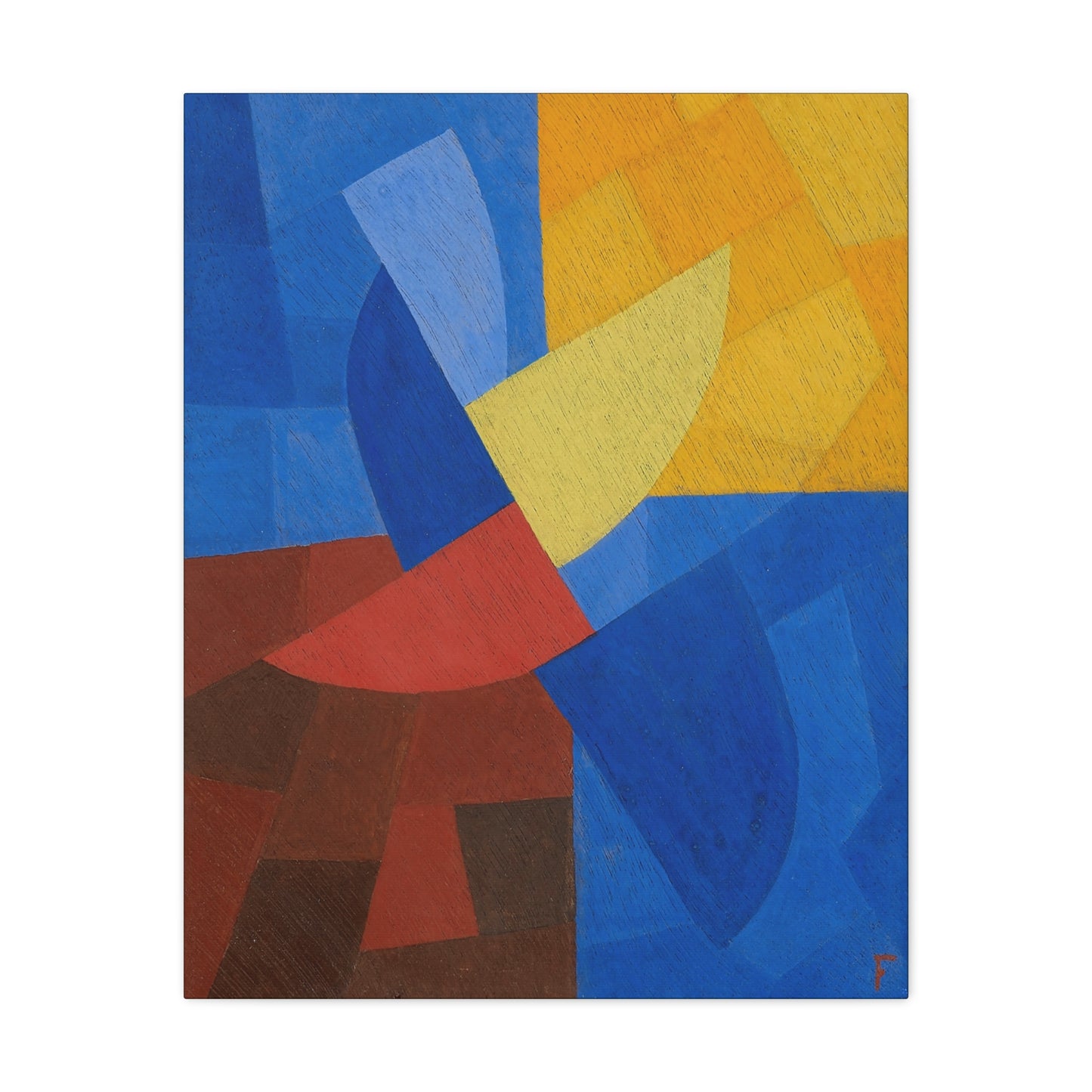 Composition (around 1932) by Otto Freundlich  / Reproduction Fine Art sur Toile /  Epaisseur 3.2 cm - 1.25 inch